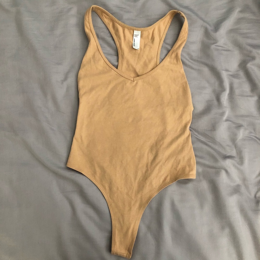 Nude American Apparel bodysuit